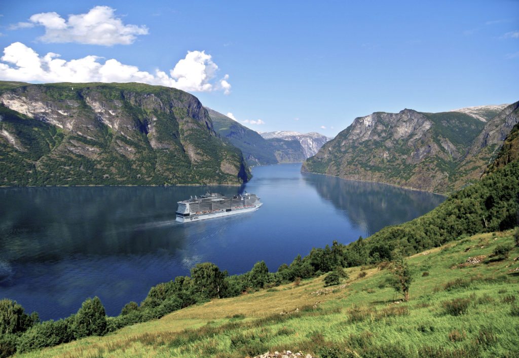 Cruise i norske fjorder med MSC USa spesialisten Amerikaspesialisten, nordmannsreiser, cruisereiser