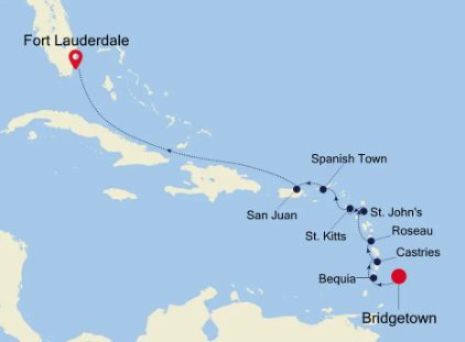 USa spesialisten Amerikaspesialisten, nordmannsreiser, cruisereiser, Cruise fra Barbados med Silver Nova