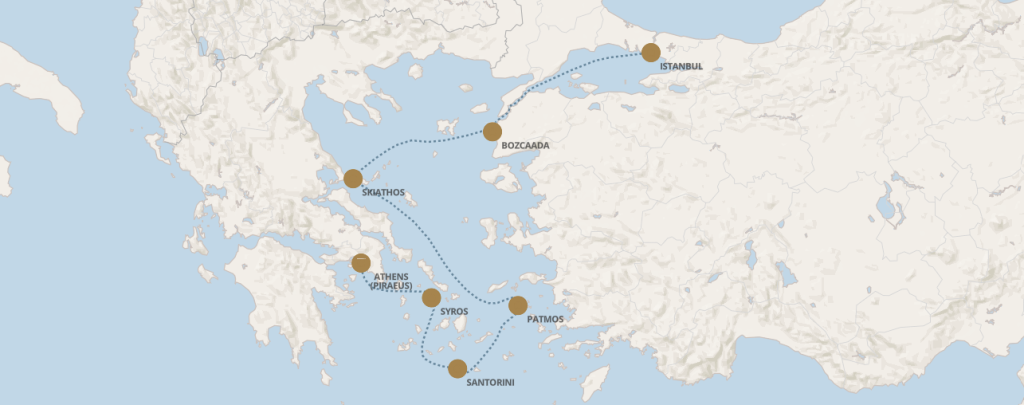 Luksuscruise fra Istanbul til Athen med Regent Seven Seas USa spesialisten Amerikaspesialisten, nordmannsreiser, cruisereiser